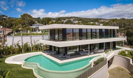 Exclusive villa with sea views in Costa den Blanes, Palma de Mallorca, Balearic Islands, Spain